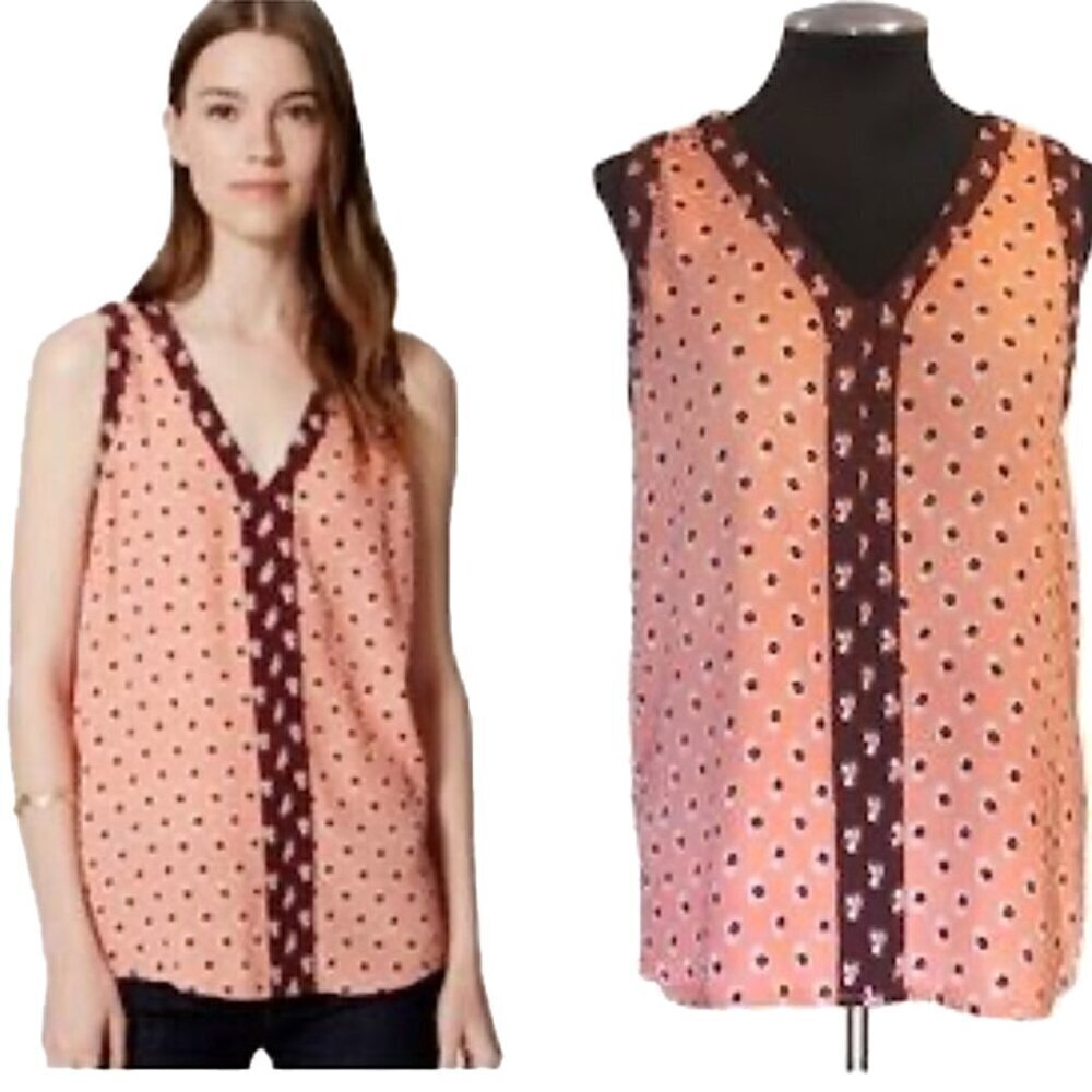 ❤️ LOFT Sleeveless Blouse Size M